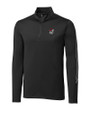 Georgia Bulldogs Cutter & Buck Pennant Sport Half Zip Black Mannequin