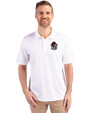 Georgia Bulldogs Cutter & Buck Forge Stretch Mens Big and Tall Polo White Front