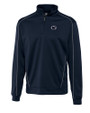 Penn State Nittany Lions Cutter & Buck Men's CB DryTec Edge Half Zip Navy Blue Mannequin