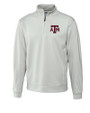 Texas A&M Aggies Cutter & Buck Men's CB DryTec Edge Half Zip Reflect Mannequin