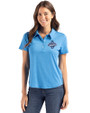 Los Angeles Dodgers 2025 World Series Champions Cutter & Buck Coastline Epic Comfort Recycled Womens Polo Digital Front