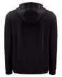 Clique Haven Recycled Mens Full Zip Hooded Sweatshirt Black Mannequin Back