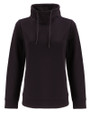 Clique Haven Recycled Womens High Collar Pullover Sweatshirt Black Mannequin