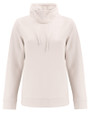 Clique Haven Recycled Womens High Collar Pullover Sweatshirt Fog Mannequin