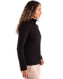 Clique Haven Recycled Womens Quarter Zip Pullover Black Side