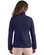 Clique Haven Recycled Womens Quarter Zip Pullover Dark Navy Back