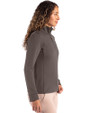 Clique Haven Recycled Womens Quarter Zip Pullover Pistol Side