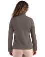 Clique Haven Recycled Womens Quarter Zip Pullover Pistol Back
