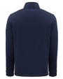 Clique Haven Recycled Mens Quarter Zip Pullover Dark Navy Mannequin Back