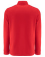 Clique Haven Recycled Mens Quarter Zip Pullover Red Mannequin Back