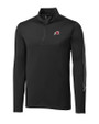 Utah Utes Cutter & Buck Pennant Sport Half Zip Black Mannequin