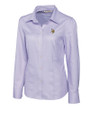 Minnesota Vikings Cutter & Buck Epic Easy Care Nailshead Womens Long Sleeve Dress Shirt Opal Mannequin