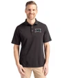 BIG 12 Conference -  Cutter & Buck Virtue Eco Pique Recycled Mens Big and Tall Polo Black Front