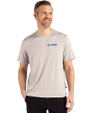 Seafair Cutter & Buck Coastline Epic Comfort Recycled Mens Short Sleeve Tee CONCRETE Front