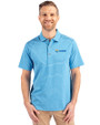 Seafair Cutter & Buck Forge Eco Heather Stripe Stretch Recycled Mens Polo Digital Heather Front