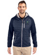 UNC Wilmington Seahawks - Cutter & Buck Rainier Primaloft Mens Eco Full Zip Hybrid Jacket Dark Navy Front