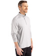 UNC Wilmington Seahawks - Cutter & Buck Coastline Eco Epic Comfort Recycled Mens Quarter Zip CONCRETE Side