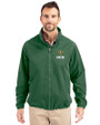 UNC Wilmington Seahawks - Cutter & Buck Charter Eco Mens Full Zip Jacket Hunter Green Front