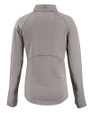 UNC Wilmington Seahawks - Cutter & Buck Peshastin Fleece Recycled Womens Half Zip Pullover Elemental Grey Heather Mannequin Back