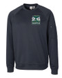 2026 Seattle FIFA World Cup Clique Lift Eco Performance Unisex Crewneck Sweatshirt Navy Mannequin
