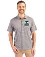 2026 Seattle FIFA World Cup Cutter & Buck Forge Eco Heather Stripe Stretch Recycled Mens Big & Tall Polo Elemental Grey Heather Front