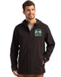 2026 Seattle FIFA World Cup Cutter & Buck Camano Everyday Stretch Recycled Mens Water Resistant Jacket Black Front