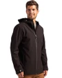 2026 Seattle FIFA World Cup Cutter & Buck Camano Everyday Stretch Recycled Mens Water Resistant Jacket Black Side