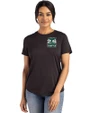 2026 Seattle FIFA World Cup Cutter & Buck Coastline Eco Epic Comfort Recycled Womens Short Sleeve Tee Black Front