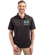 Seattle 2026 Soccer Cutter & Buck Virtue Eco Pique Tile Print Recycled Mens Big & Tall Polo Black Front