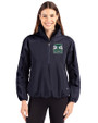 2026 Seattle FIFA World Cup Cutter & Buck Charter Eco Womens Half Zip Anorak Jacket Navy Blue Front