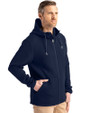 2026 Seattle FIFA World Cup Cutter & Buck Roam Epic Versatility Recycled Mens Full Zip Hooded Jacket Navy Blue Side
