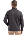 2026 Seattle FIFA World Cup Cutter & Buck Peshastin Fleece Recycled Mens Full Zip Jacket Black Heather Back