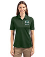 2026 Seattle FIFA World Cup Cutter & Buck Virtue Eco Pique Recycled Womens Polo Hunter Green Front