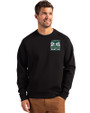2026 Seattle FIFA World Cup Cutter & Buck Roam Epic Versatility Recycled Crew Neck Mens Pullover Black Front
