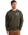 2026 Seattle FIFA World Cup Cutter & Buck Roam Epic Versatility Recycled Crew Neck Mens Pullover Poplar Front