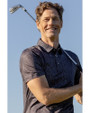 Cutter & Buck Pike Epic Confidence Fern Print Recycled Mens Big & Tall Polo Black Lifestyle 3