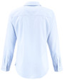 Cutter & Buck Skyline Recycled End on End Womens Long Sleeve Spread Collar Dress Shirt Atlas Light Blue Mannequin Back