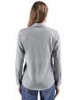 Cutter & Buck Skyline Recycled End on End Womens Long Sleeve Spread Collar Dress Shirt Black Back