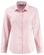 Cutter & Buck Skyline Recycled End on End Womens Long Sleeve Spread Collar Dress Shirt Red Mannequin