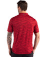 Cutter & Buck Coastline Epic Comfort Camo Print Recycled Mens Polo Cardinal Red Back