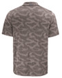 Cutter & Buck Coastline Epic Comfort Camo Print Recycled Mens Polo Elemental Grey Mannequin Back