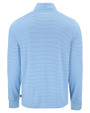 Cutter & Buck Forge Epic Confidence Recycled Double Stripe Mens Quarter Zip Atlas/White Mannequin Back