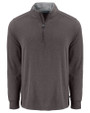 Cutter & Buck Forge Epic Confidence Recycled Mens Big & Tall Quarter Zip Dark Black Heather Mannequin