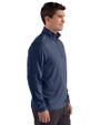 Cutter & Buck Forge Epic Confidence Recycled Mens Big & Tall Quarter Zip Dark Navy Blue Heather Side