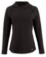 Cutter & Buck Prospect Epic Confidence Recycled Womens Hooded Pullover Black Mannequin