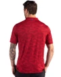Atlanta Braves Cutter & Buck Coastline Epic Comfort Camo Print Recycled Mens Polo Cardinal Red Back