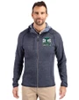 Seattle 2026 Soccer Cutter & Buck Mainsail Full Zip Hooded Mens Jacket Liberty Navy Heather Front