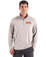 Pittsburgh Pirates Cooperstown Cutter & Buck Forge Epic Confidence Recycled Mens Quarter Zip Polished Heather Front