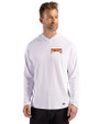 Pittsburgh Pirates Cooperstown Cutter & Buck Prospect Epic Confidence Recycled Mens Hooded Pullover White Front