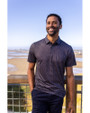 Cutter & Buck Pike Epic Confidence Recycled Fern Print Mens Polo Black Lifestyle 6